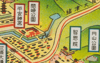 Smell Map of Kyoto in October