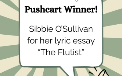 Pushcart Prize Winner 2026 – Sibbie O’Sullivan