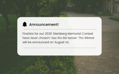 Announcing 2026 Steinberg Memorial Contest Finalists
